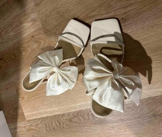 Bow Ankle Strap High Heels